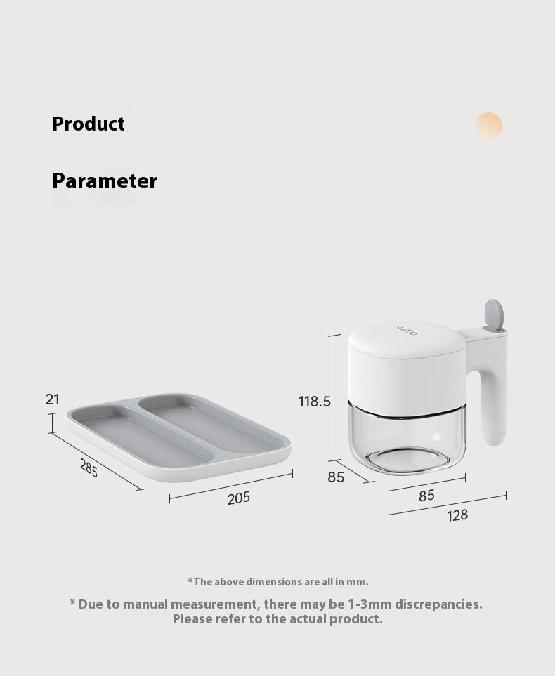 Automatic Flip-Top Seasoning Jar Set