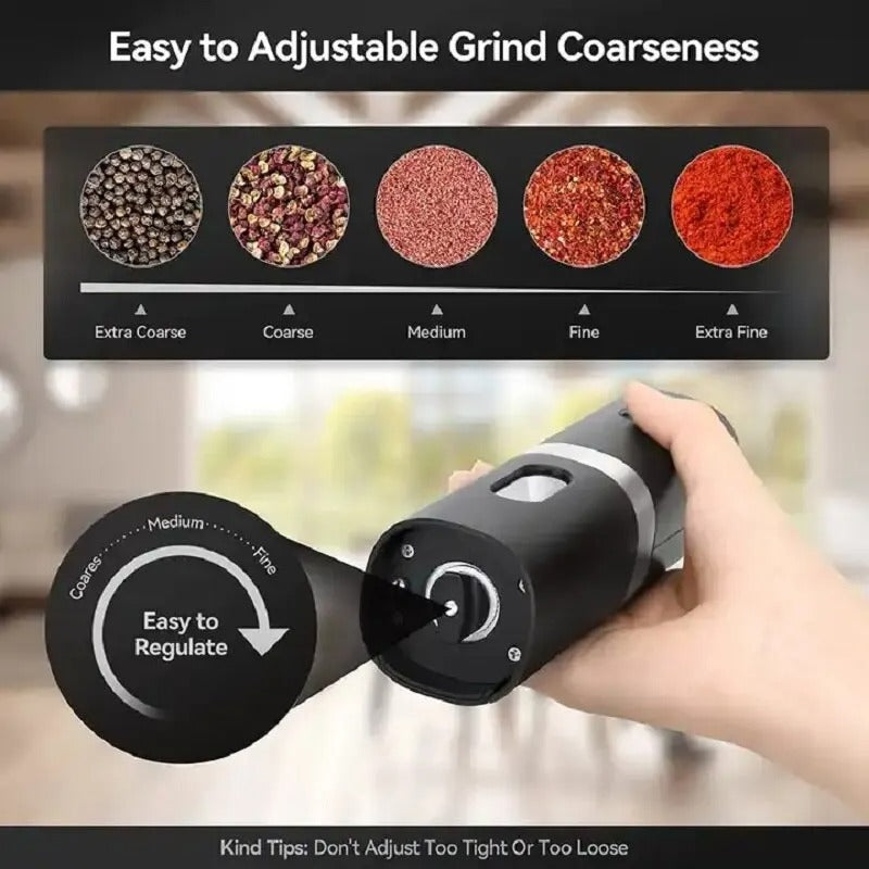Portable Two-pack Electric Automatic Grinder