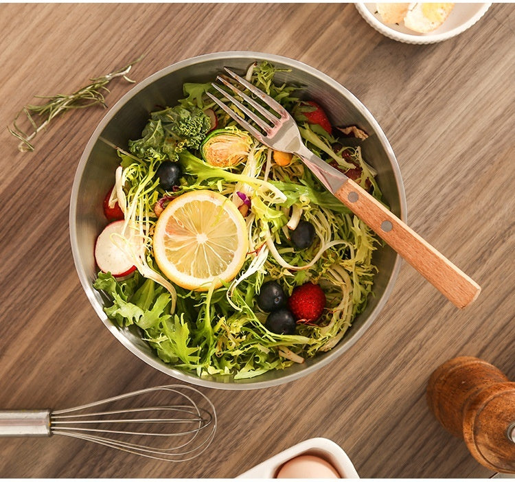 Double-Wall Stainless Steel Serving Bowl