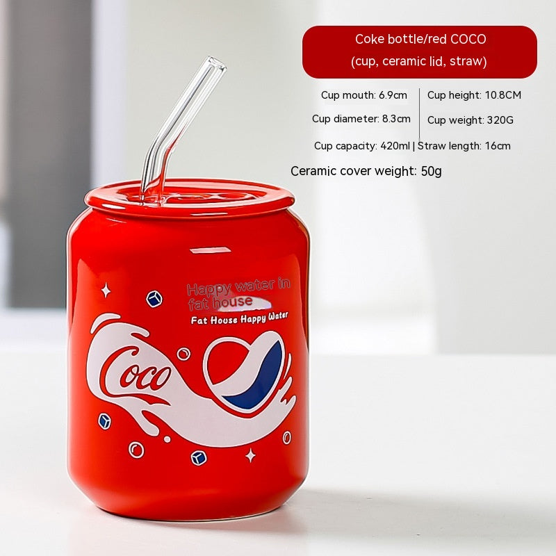 Creative Bottle Ceramic Cup