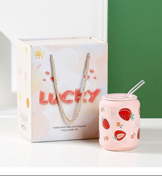 Creative Bottle Ceramic Cup