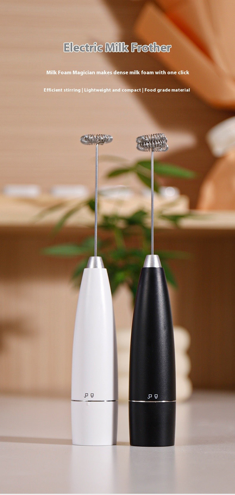 Rechargeable Milk Frother