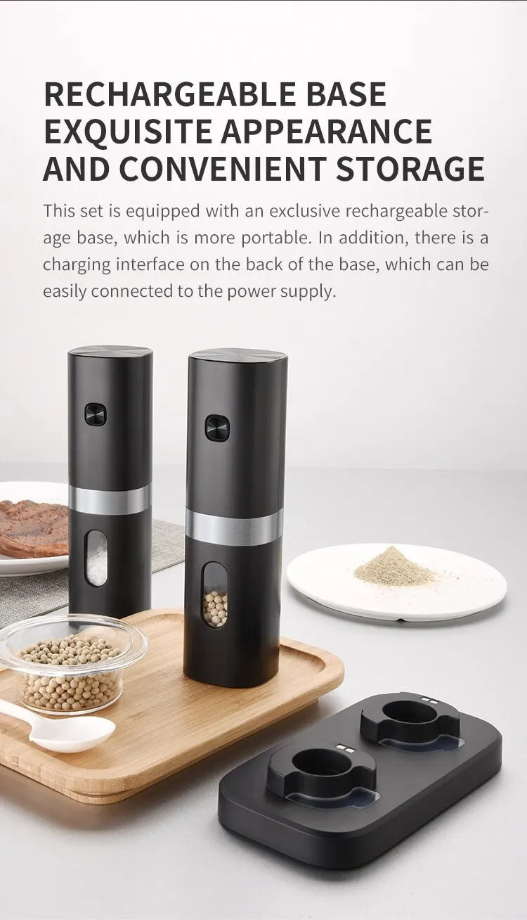 Portable Two-pack Electric Automatic Grinder