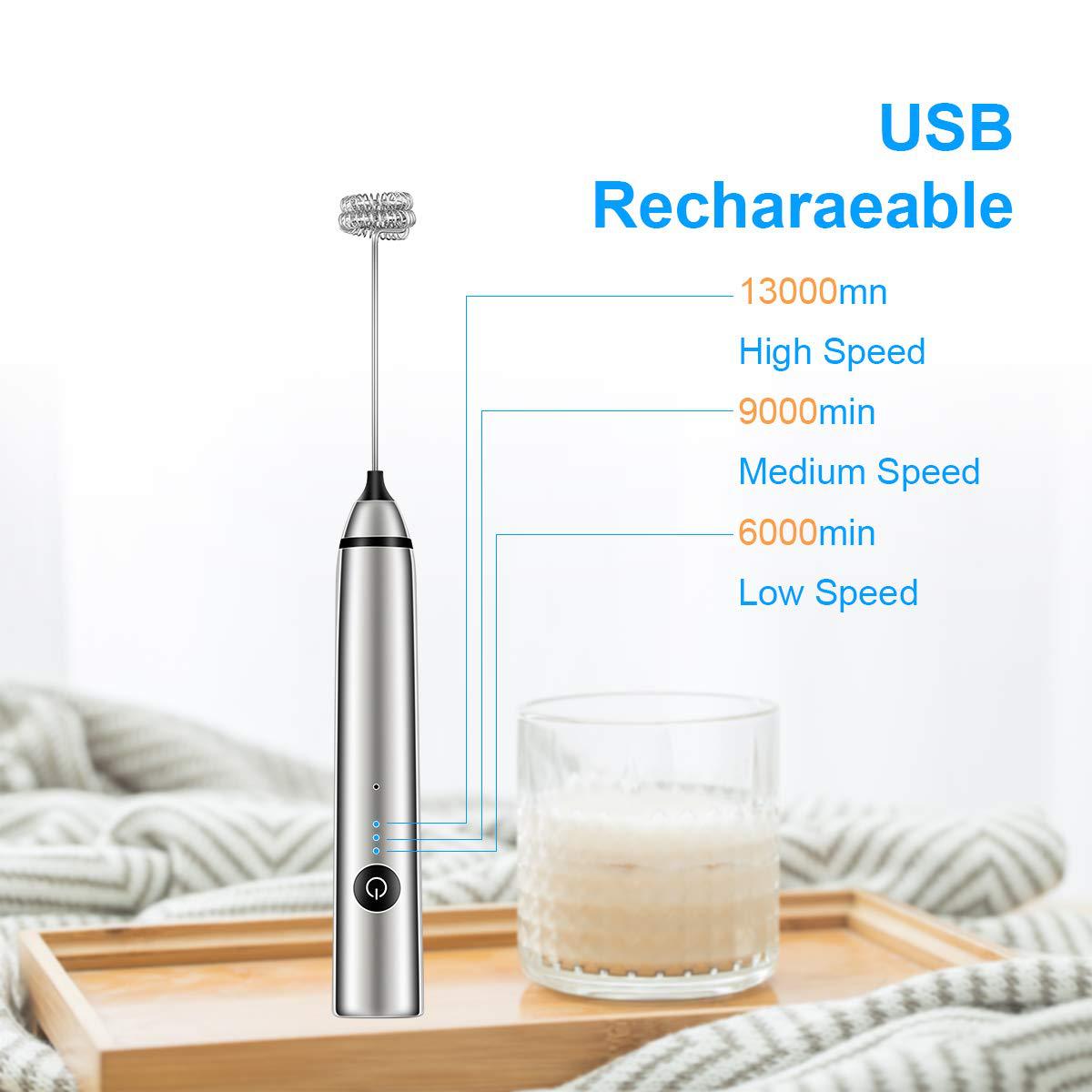 Rechargeable Milk Frother