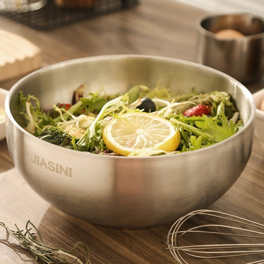 Double-Wall Stainless Steel Serving Bowl