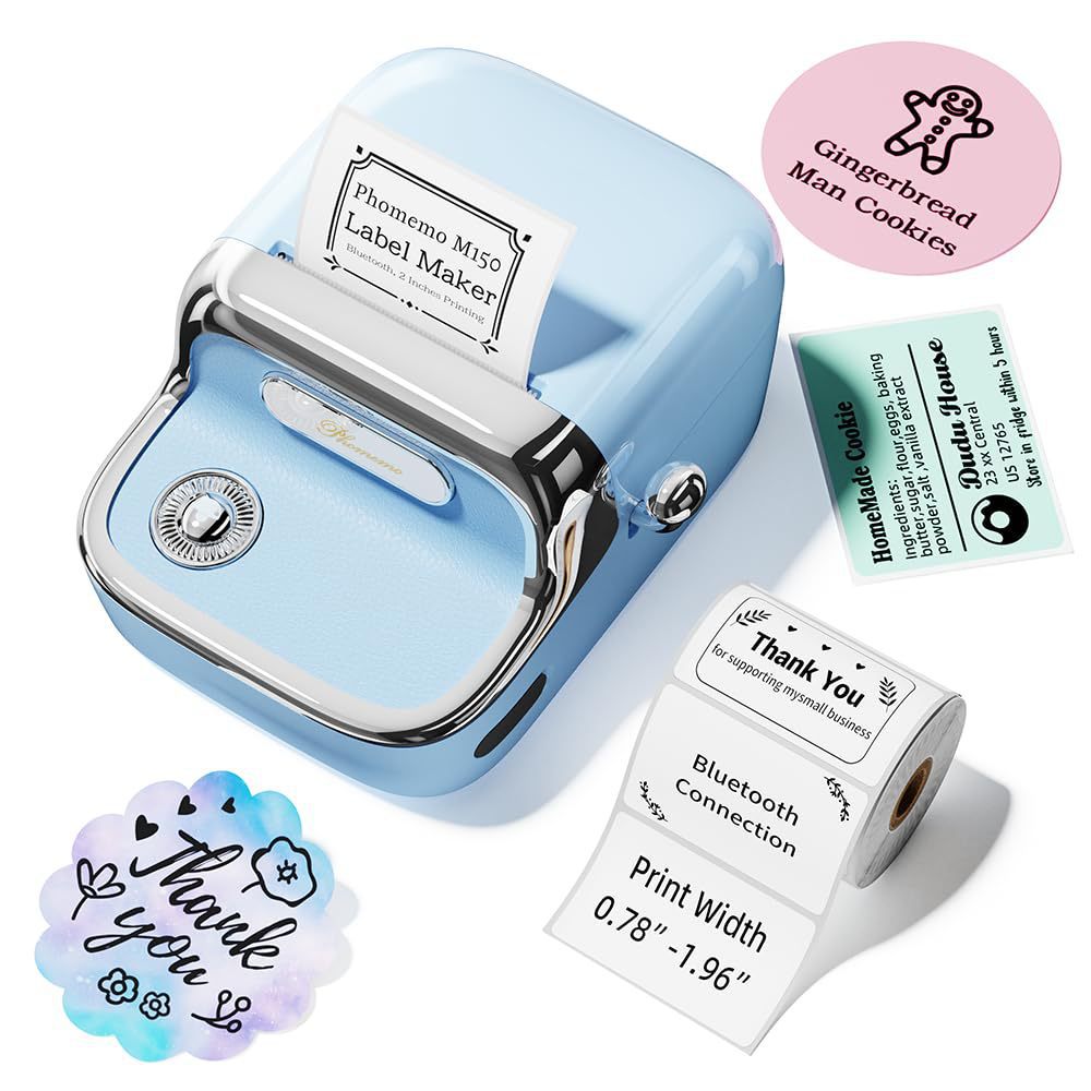 Portable Bluetooth Thermal Label Printer