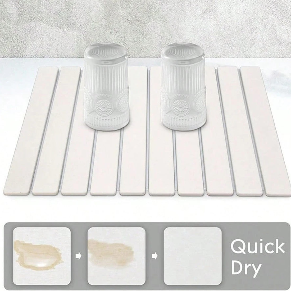Large Diatomite Stone Dish Drying Mat