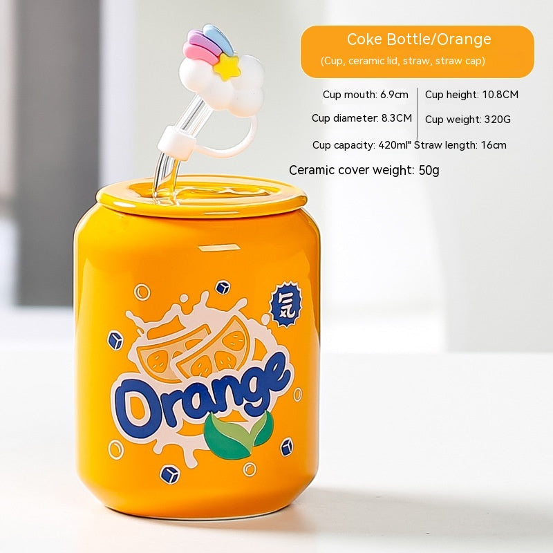 Creative Bottle Ceramic Cup