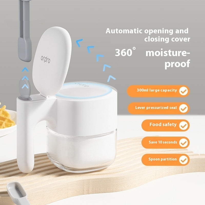 Automatic Flip-Top Seasoning Jar Set