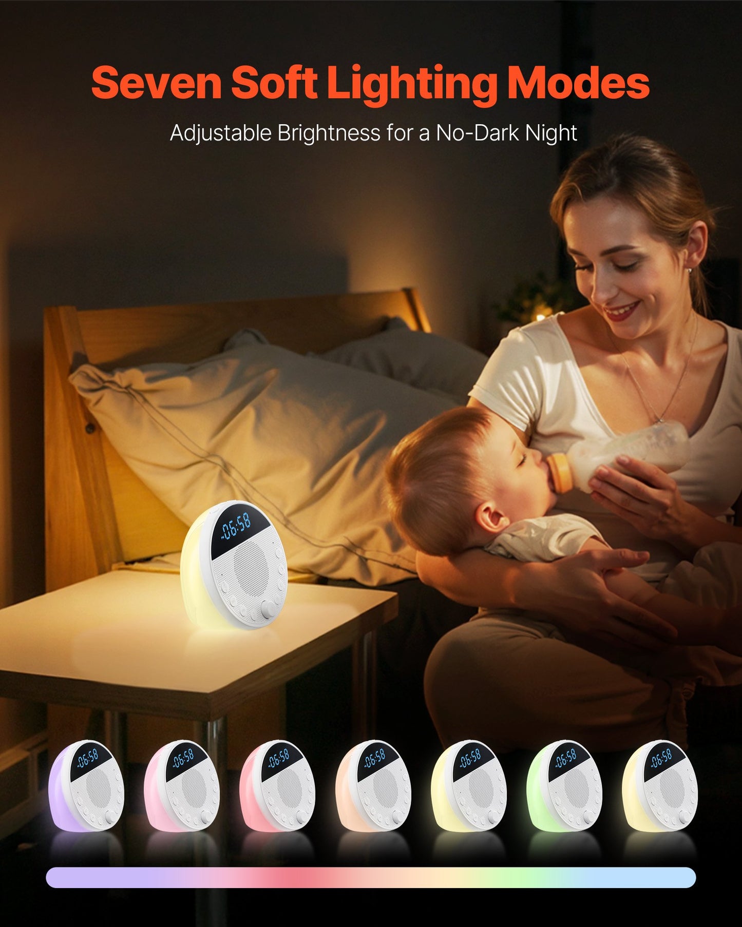 6-in-1 White Noise Sleep Sound Machine