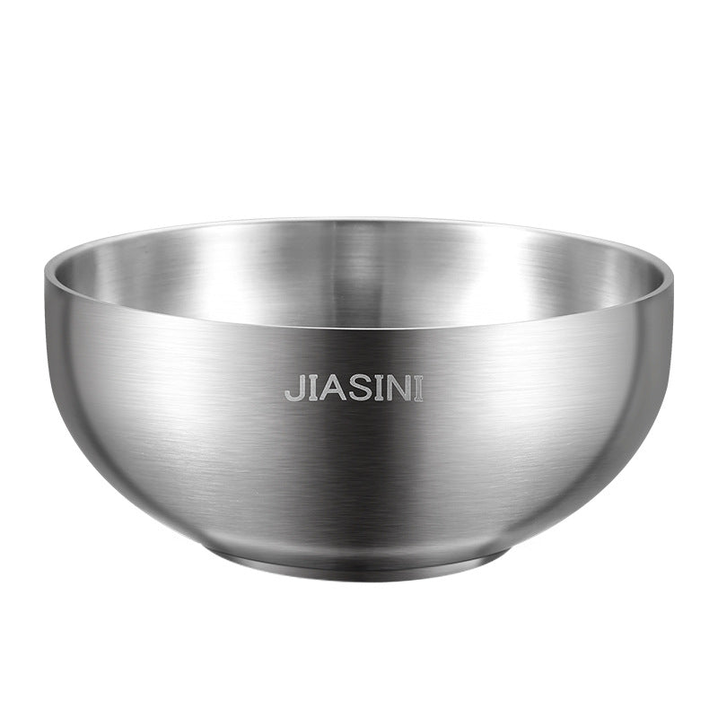 Double-Wall Stainless Steel Serving Bowl