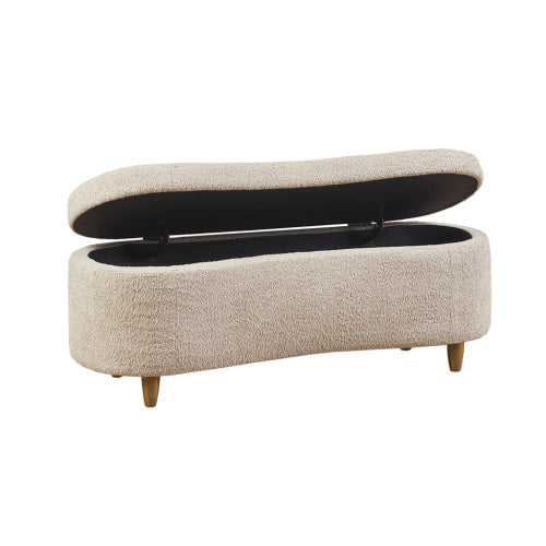 Boucle  Storage Bench