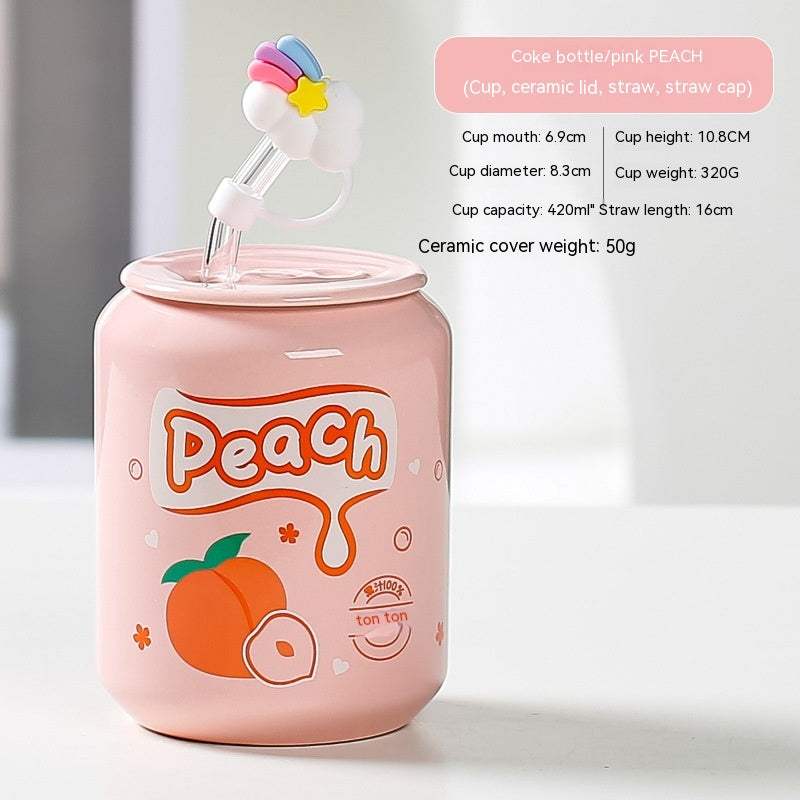 Creative Bottle Ceramic Cup