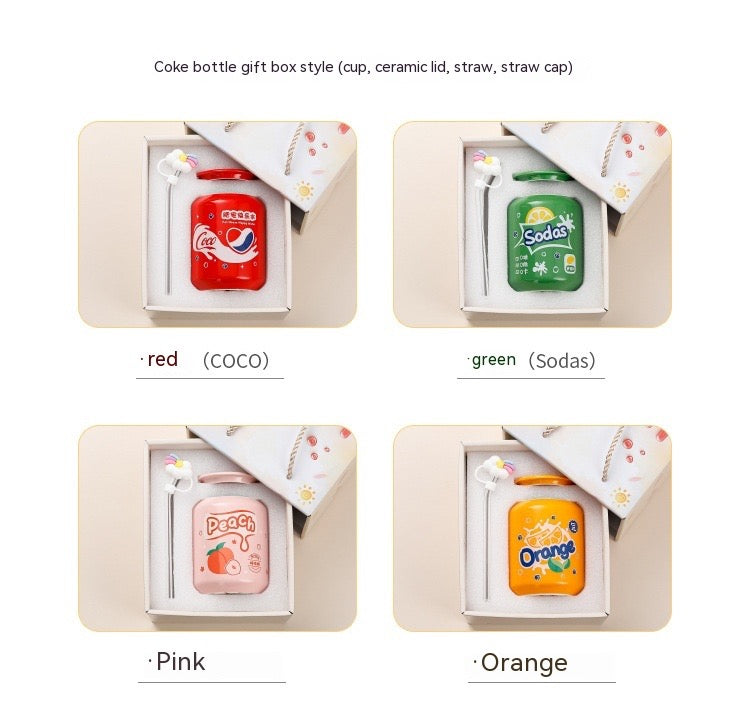 Creative Bottle Ceramic Cup