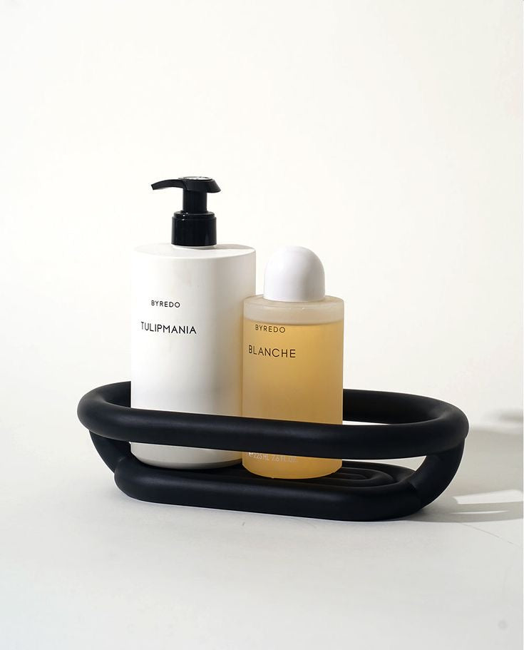 Minimalist Sculptural Soap Dish & Tray
