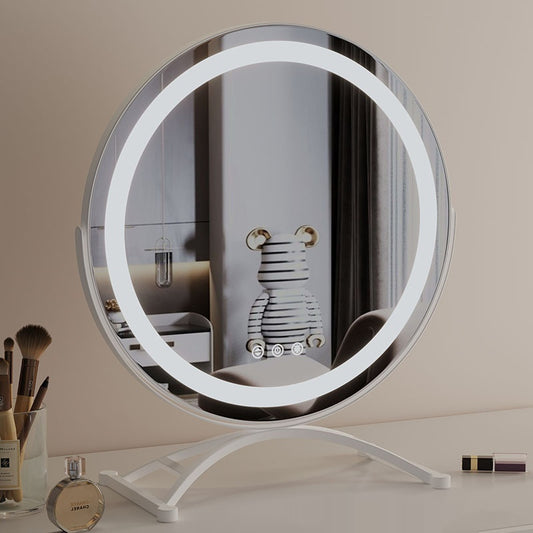 Rotating LED Vanity Mirror for Dressing Table