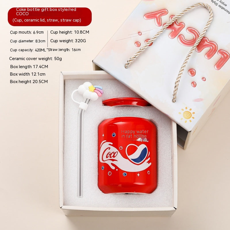 Creative Bottle Ceramic Cup