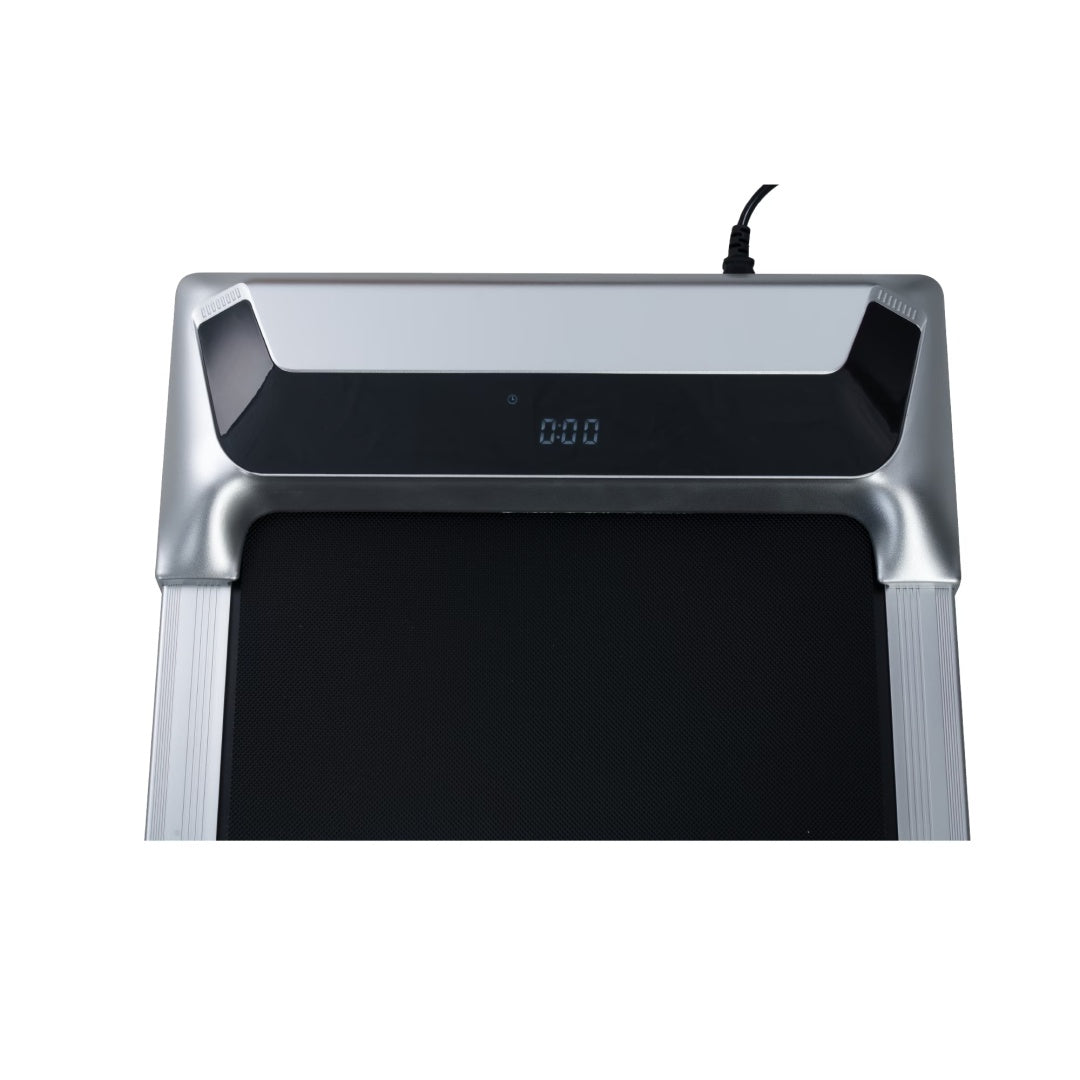 2.5HP Under Desk Treadmill, Portable Walking Pad For Home & Office, Compact Running  Walking Machine With Remote Control, LED Display, Silver