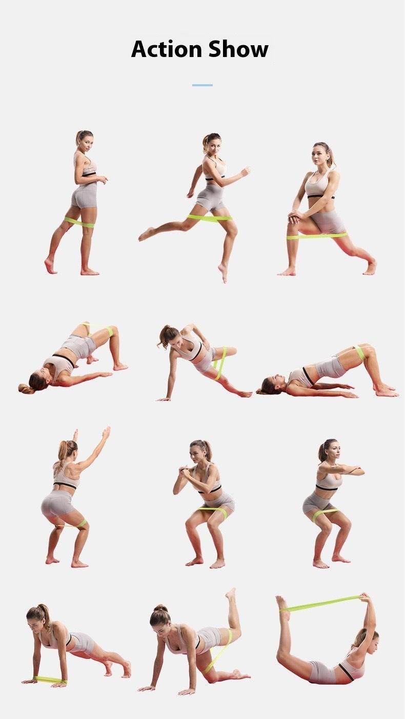 TPE Yoga Fitness Resistance Band