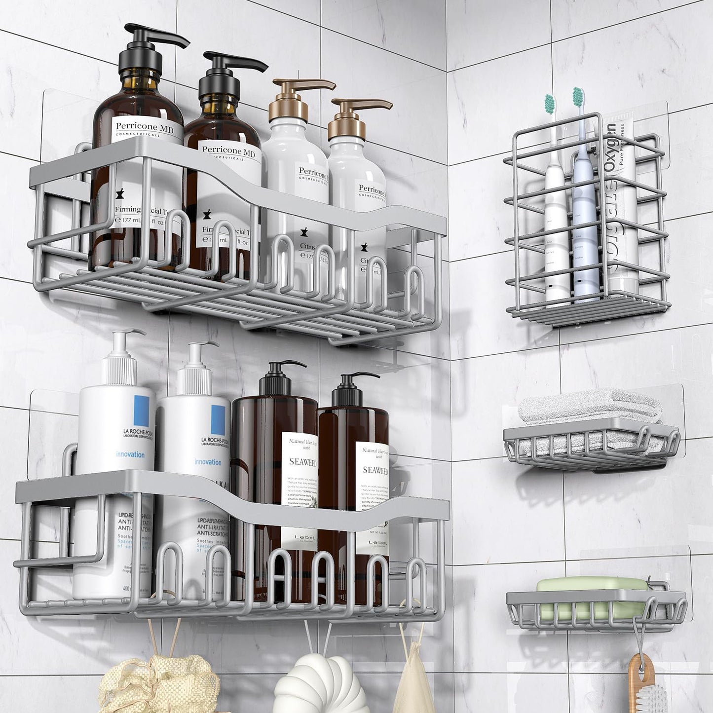5-Piece Shower Organizer