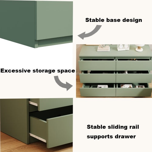 6-drawer Cabinet Dressing Table