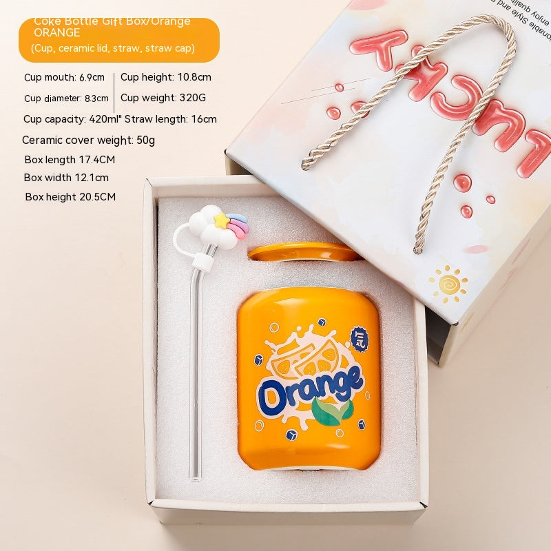 Creative Bottle Ceramic Cup
