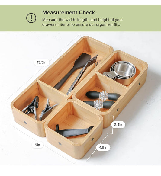 Modular Drawer Organizer Sets