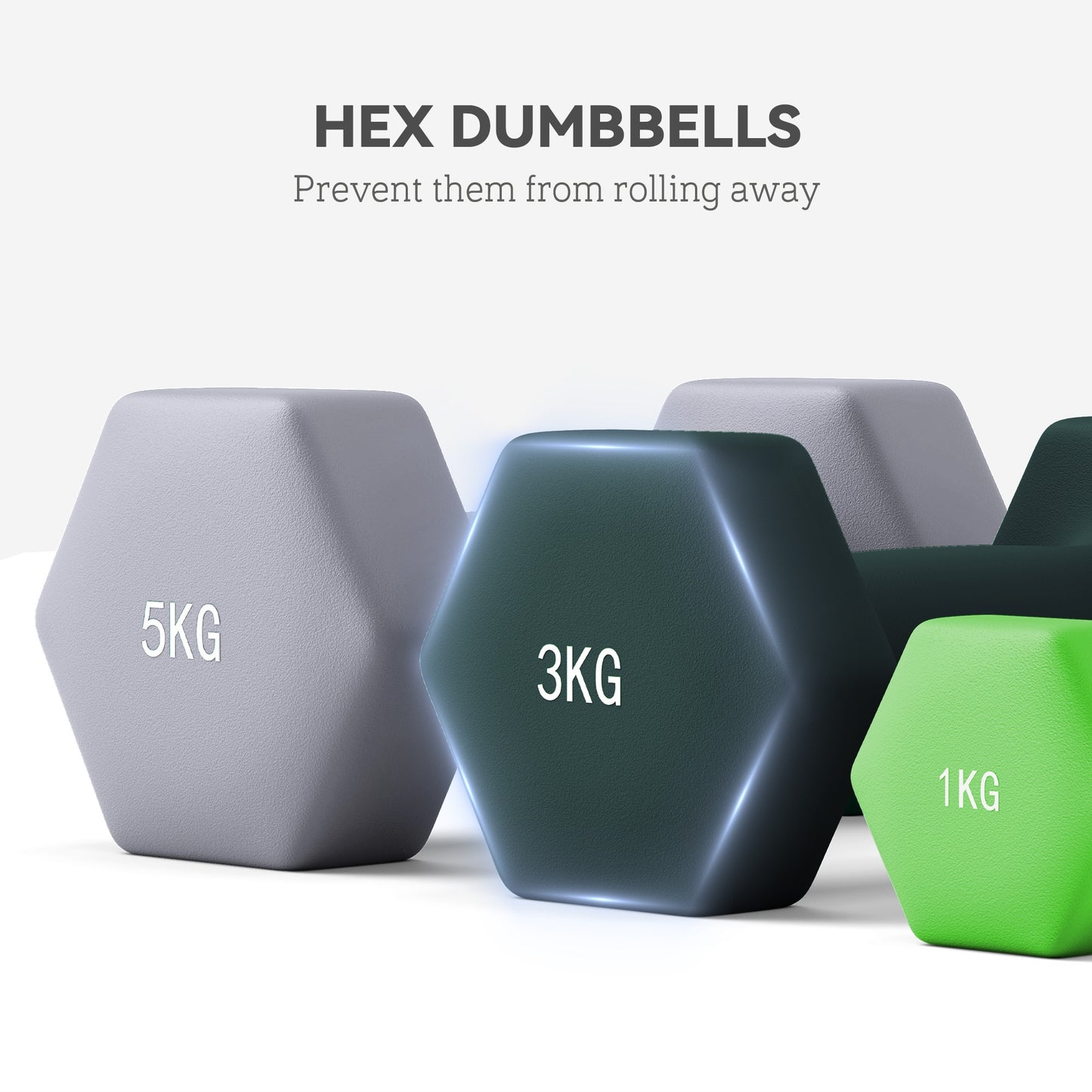 Dumbbells Set With Storage Rack