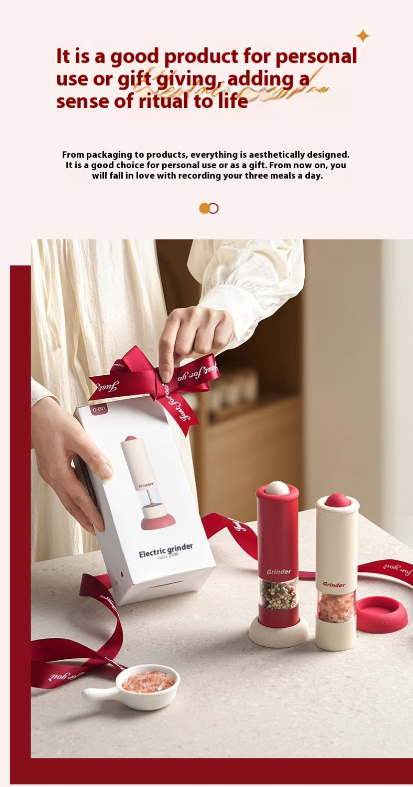 Electric Salt & Pepper Grinder