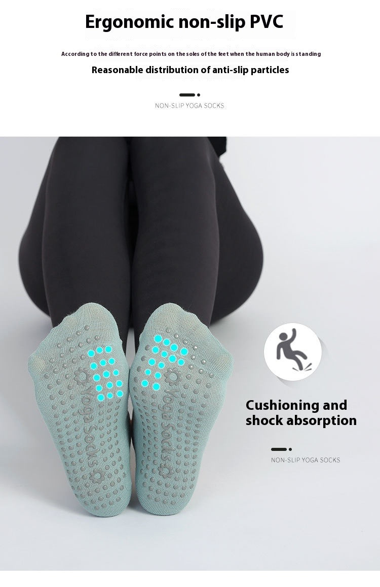 Non-Slip Striped Gradient Pilates Socks
