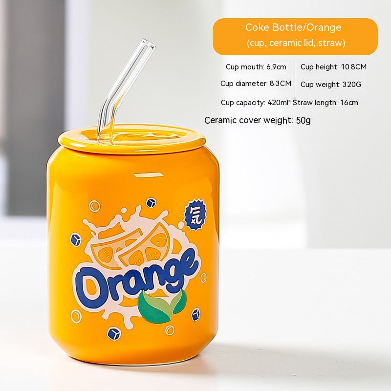Creative Bottle Ceramic Cup