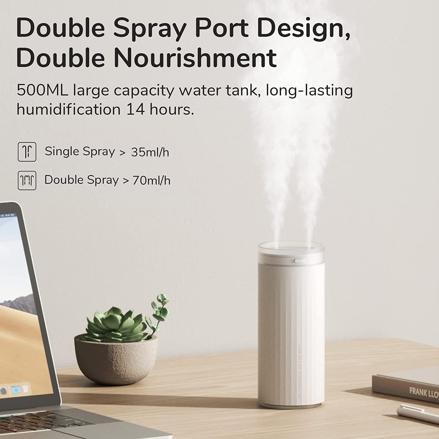 Portable 500ml USB Humidifier