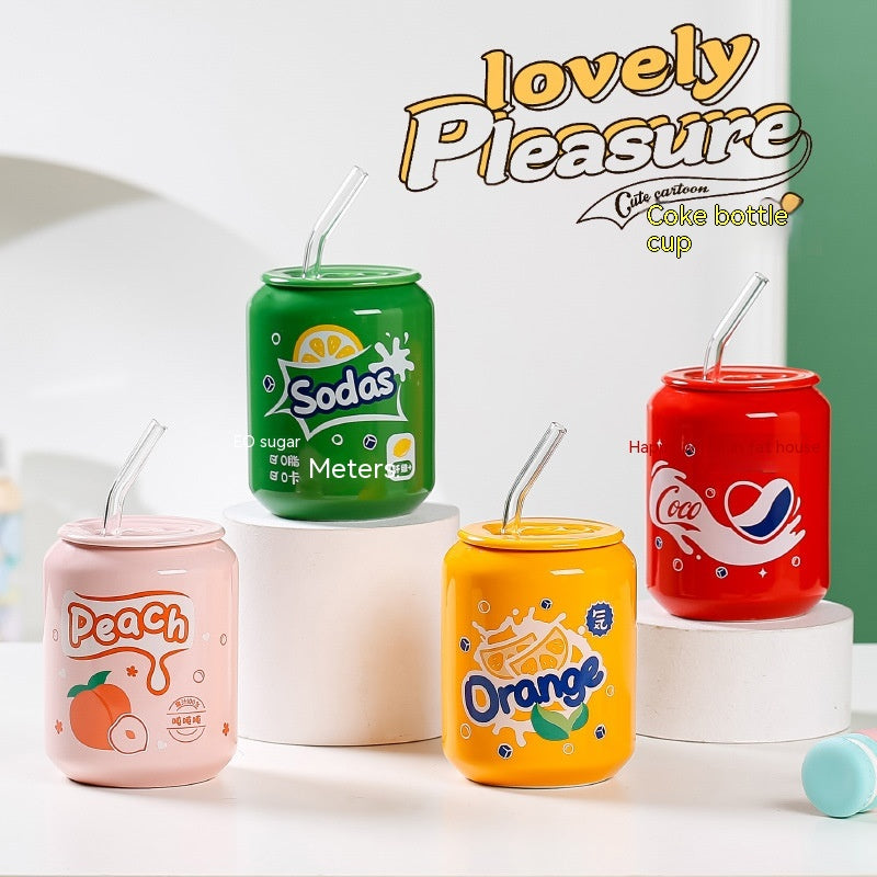Creative Bottle Ceramic Cup