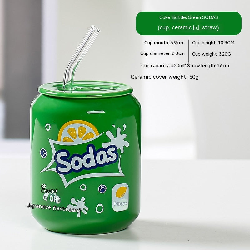 Creative Bottle Ceramic Cup