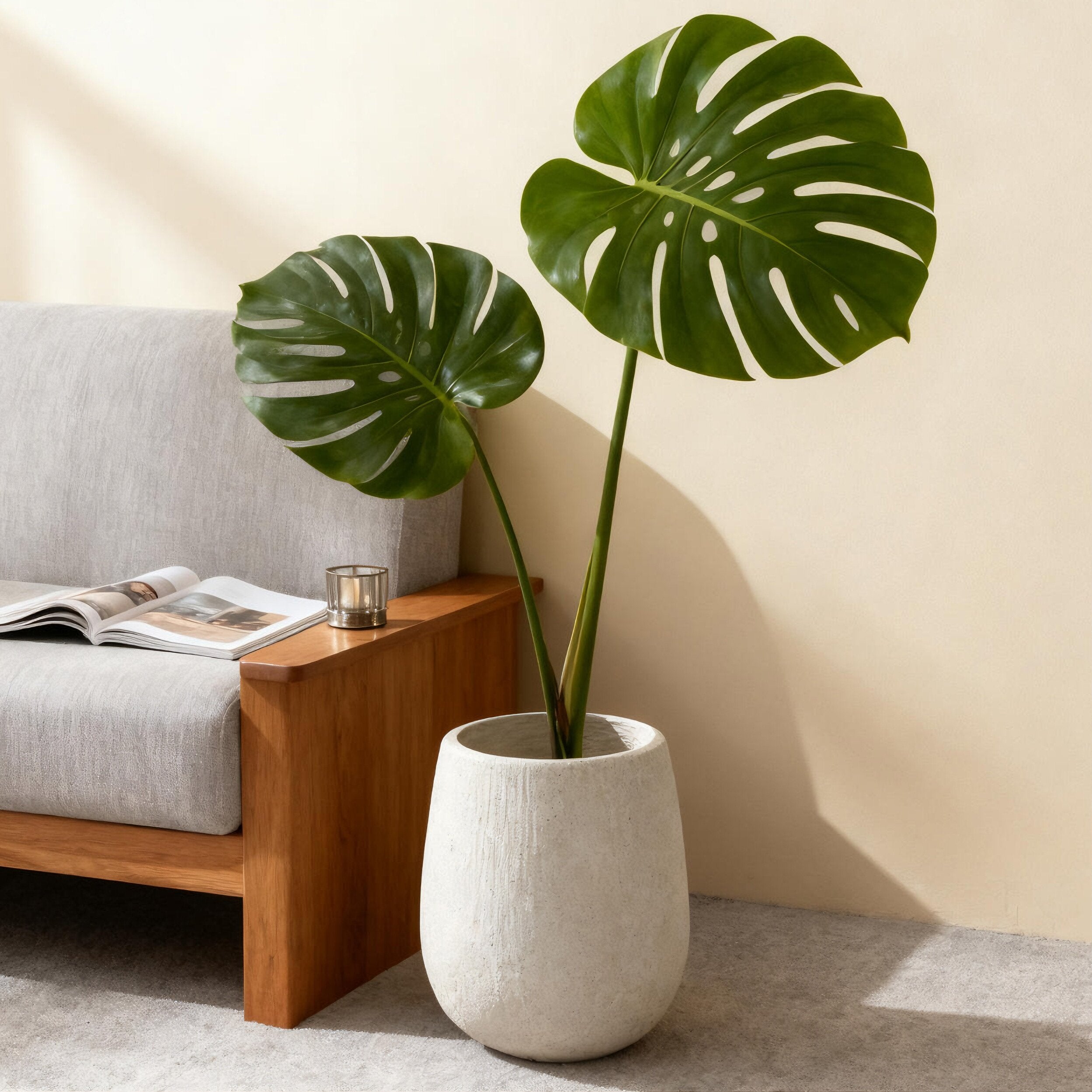 Minimalist Stone Indoor Planter Pot