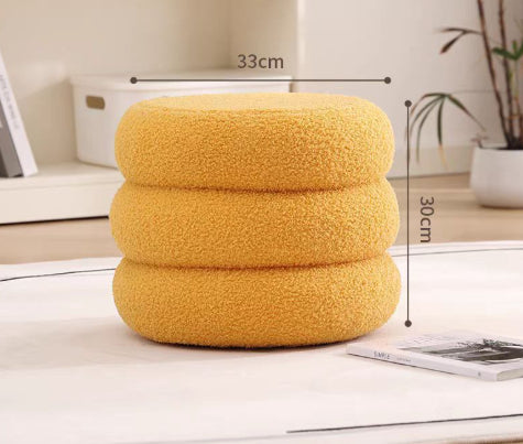 Minimalist Round Ottoman Stool