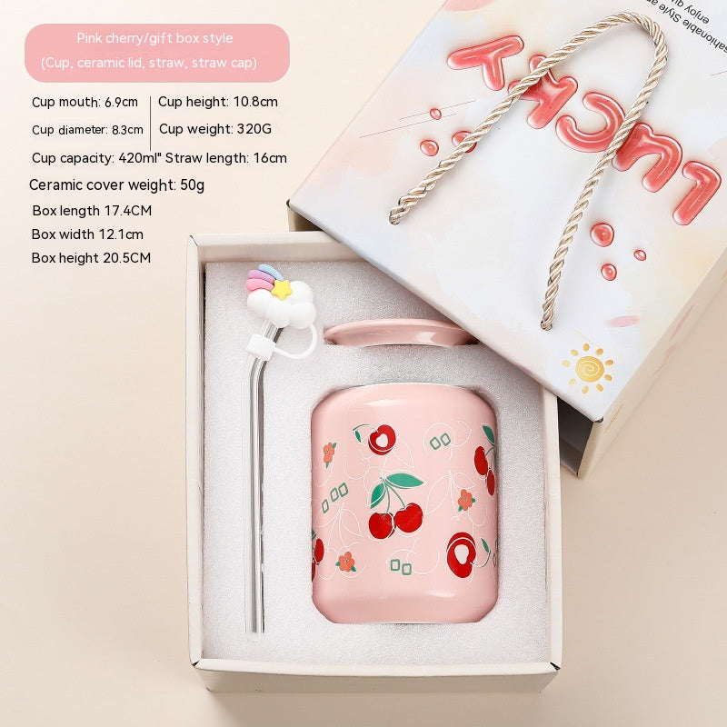 Creative Bottle Ceramic Cup