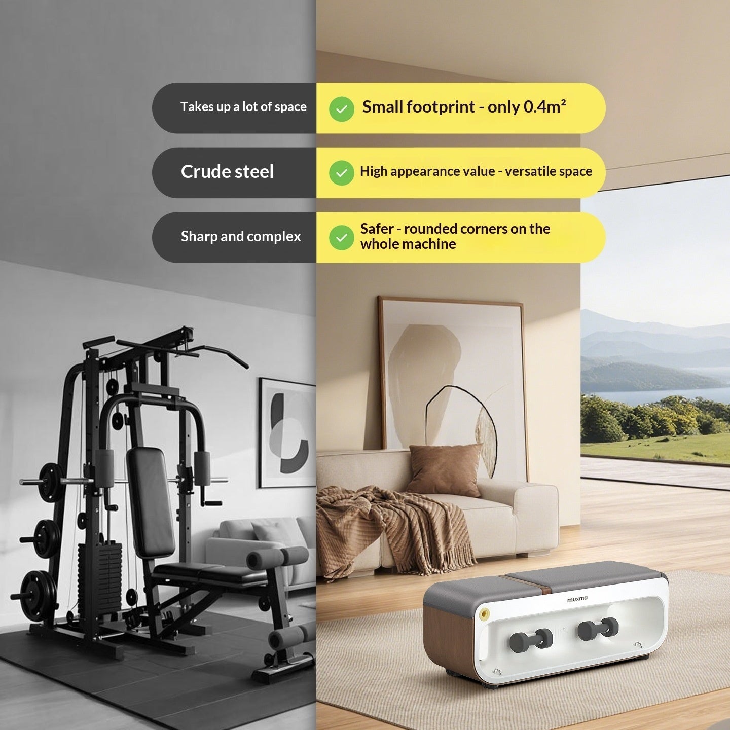 Multifunctional Pilates Fitness Chair & Bench